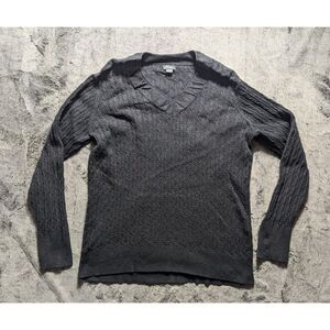 Eddie Bauer Long Sleeve Sweater Women's Size XL Gray